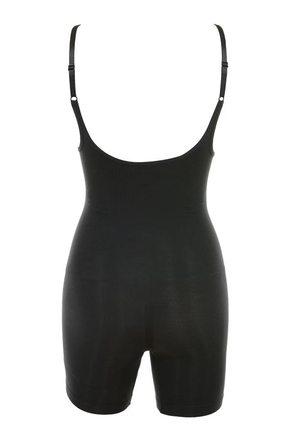 mid thigh sculpting bodysuit ink